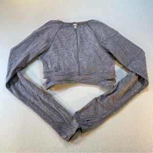 Ivivva Girls Activewear Warm Up Cropped Top by Lululemon